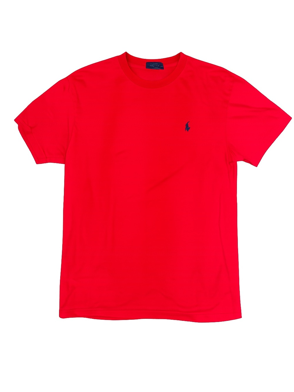 Ralph Lauren Red Short-Sleeve Crewneck Tee with Navy Pony